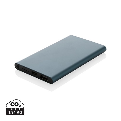 POWERBANK PLÁSTICO/ALUMINIO RCS RECICLADO DE 4000 MAH TIPO C