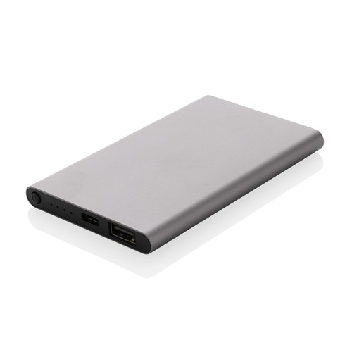 Powerbank plástico/aluminio RCS reciclado de 4000 mah tipo C