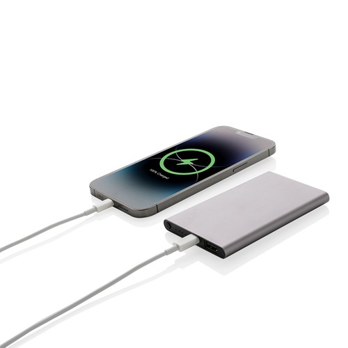 Powerbank plástico/aluminio RCS reciclado de 4000 mah tipo C