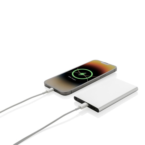 Powerbank plástico/aluminio RCS reciclado de 4000 mah tipo C