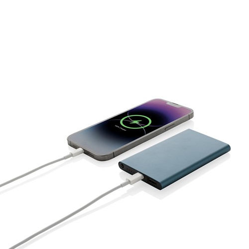 Powerbank plástico/aluminio RCS reciclado de 4000 mah tipo C