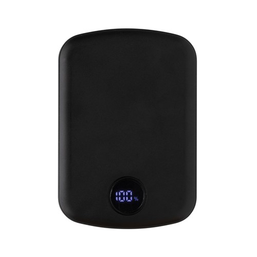 black Powerbank MagBoost de 5000 mah de plástico reciclado RCS