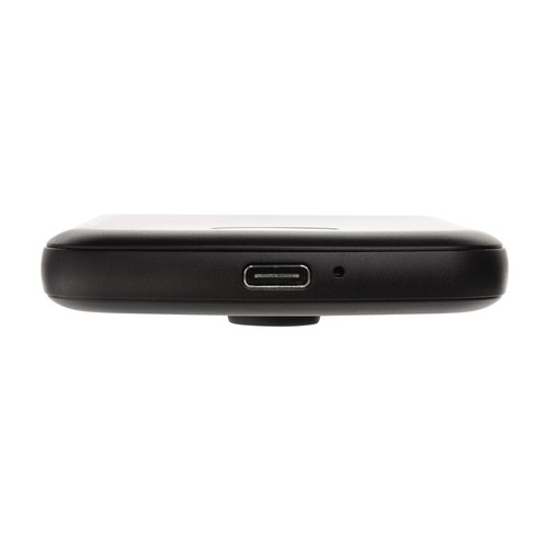 black Powerbank MagBoost de 5000 mah de plástico reciclado RCS