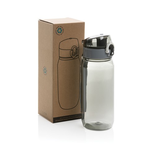 Botella de agua Yide antigoteo de PET reciclado RCS 600ML