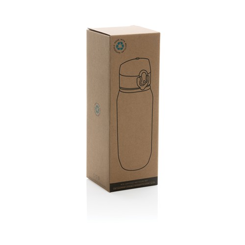 Botella de agua Yide antigoteo de PET reciclado RCS 600ML