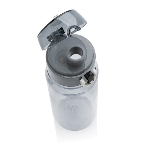 black Botella de agua Yide antigoteo de PET reciclado RCS 600ML