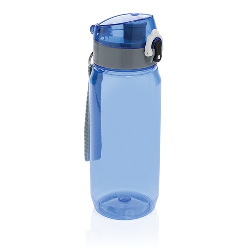 blue Botella de agua Yide antigoteo de PET reciclado RCS 600ML