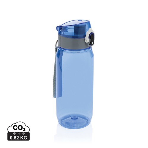 blue Botella de agua Yide antigoteo de PET reciclado RCS 600ML