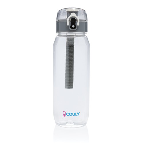transparente Botella de agua Yide antigoteo PET reciclado RCS 800 ml