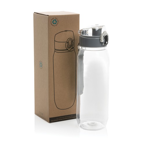 transparente Botella de agua Yide antigoteo PET reciclado RCS 800 ml