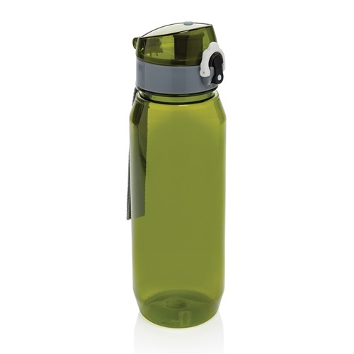 green Botella de agua Yide antigoteo PET reciclado RCS 800 ml