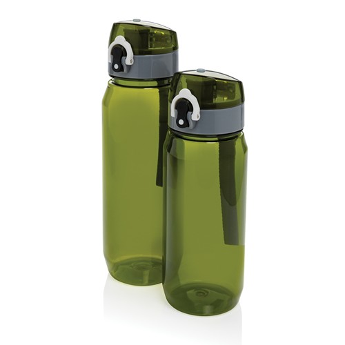 green Botella de agua Yide antigoteo PET reciclado RCS 800 ml