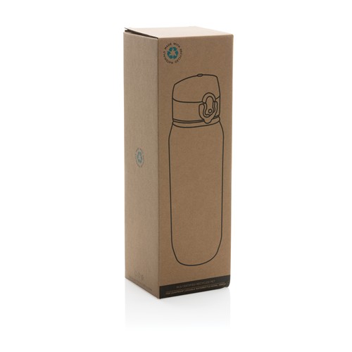 green Botella de agua Yide antigoteo PET reciclado RCS 800 ml