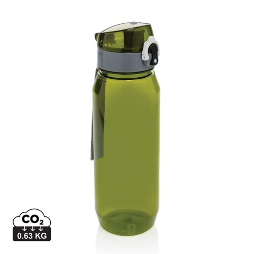 green Botella de agua Yide antigoteo PET reciclado RCS 800 ml