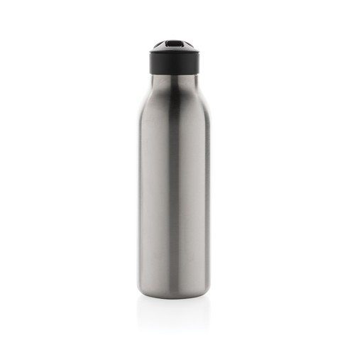 plateado Botella de agua Avira Ara RCS con tapa acero 500 ml