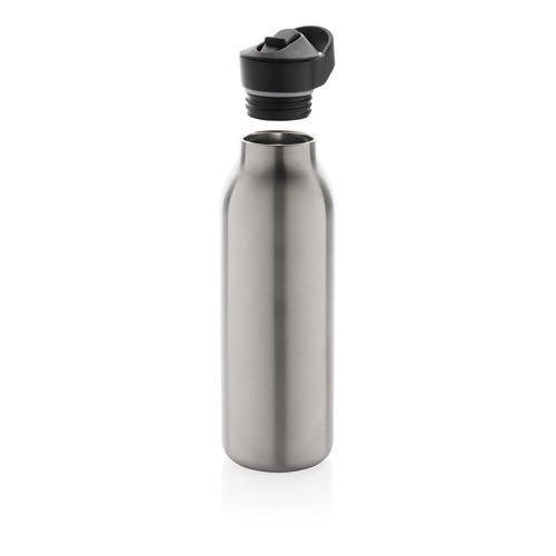 plateado Botella de agua Avira Ara RCS con tapa acero 500 ml