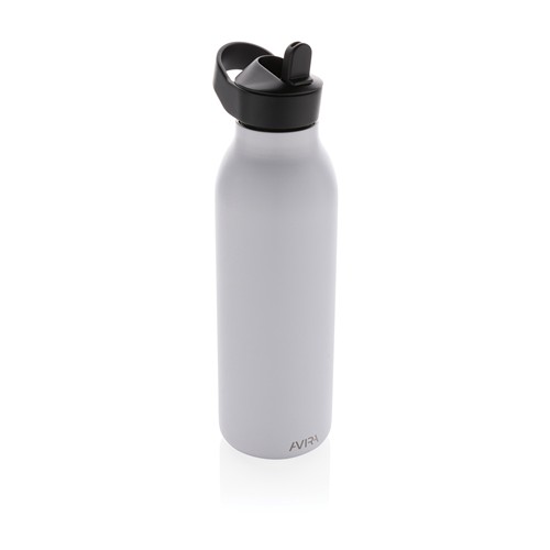 white Botella de agua Avira Ara RCS con tapa acero 500 ml