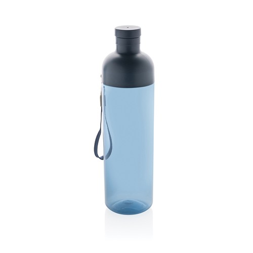 azul marino Botella de agua antigoteo PET reciclado Impact RCS 600 ml