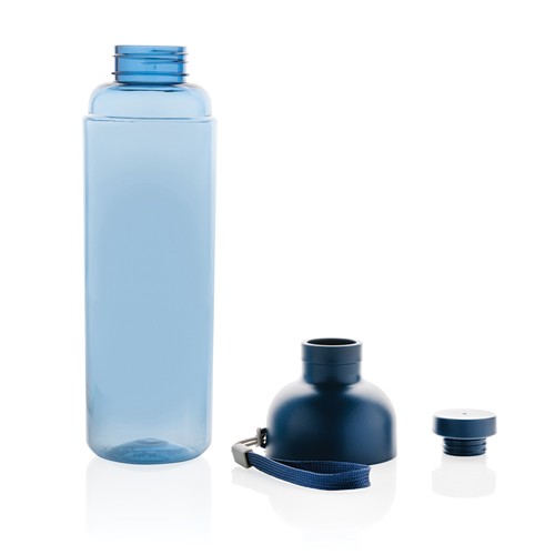 azul marino Botella de agua antigoteo PET reciclado Impact RCS 600 ml