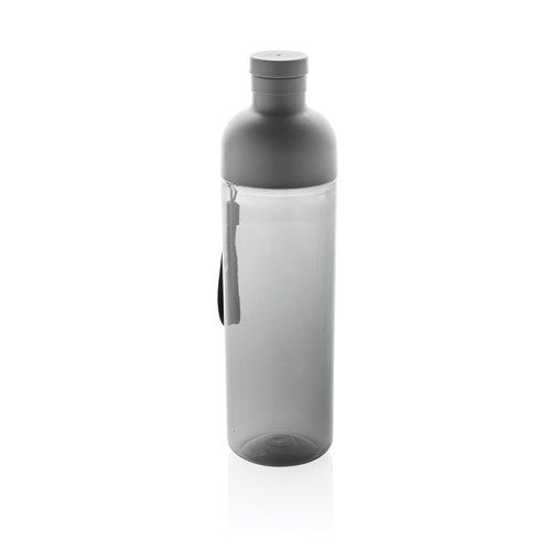 black Botella de agua antigoteo PET reciclado Impact RCS 600 ml