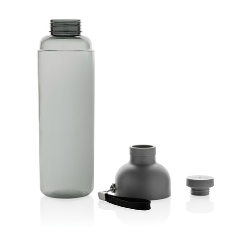 black Botella de agua antigoteo PET reciclado Impact RCS 600 ml
