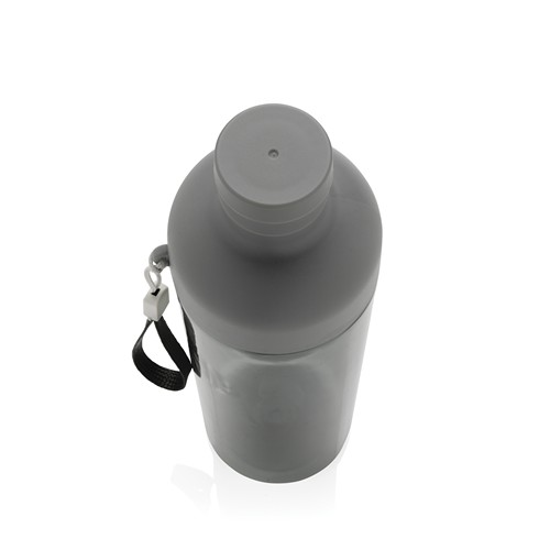 black Botella de agua antigoteo PET reciclado Impact RCS 600 ml