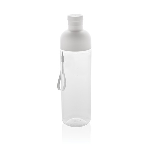 white Botella de agua antigoteo PET reciclado Impact RCS 600 ml