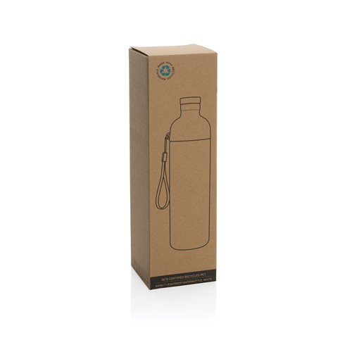 white Botella de agua antigoteo PET reciclado Impact RCS 600 ml