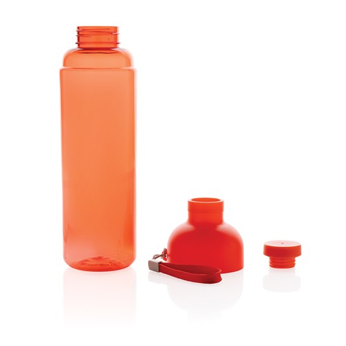 red Botella de agua antigoteo PET reciclado Impact RCS 600 ml