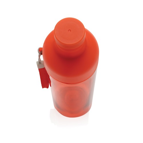 red Botella de agua antigoteo PET reciclado Impact RCS 600 ml