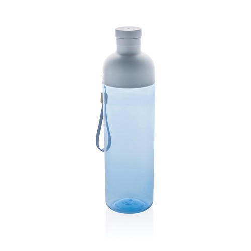 blue Botella de agua antigoteo PET reciclado Impact RCS 600 ml