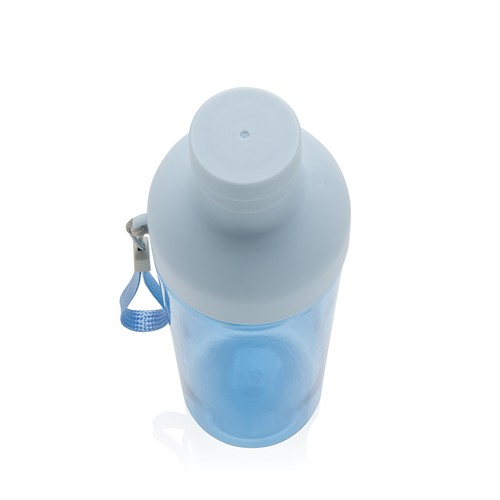 blue Botella de agua antigoteo PET reciclado Impact RCS 600 ml