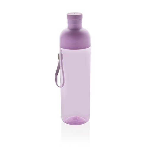 purple Botella de agua antigoteo PET reciclado Impact RCS 600 ml