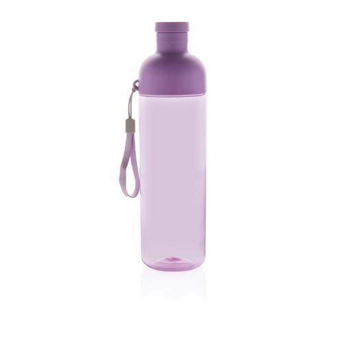 purple Botella de agua antigoteo PET reciclado Impact RCS 600 ml