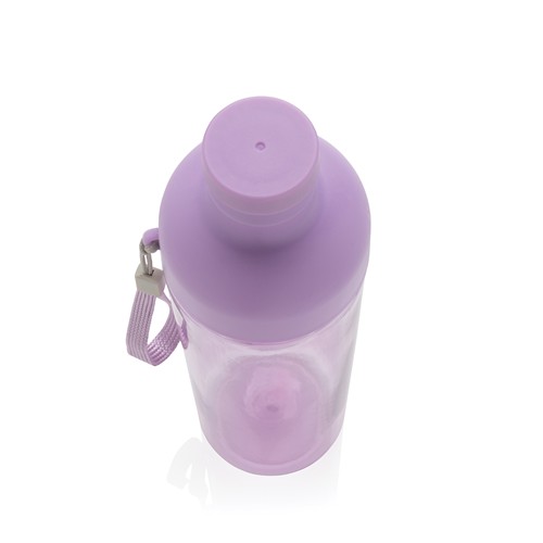 purple Botella de agua antigoteo PET reciclado Impact RCS 600 ml