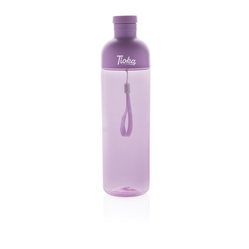 purple Botella de agua antigoteo PET reciclado Impact RCS 600 ml