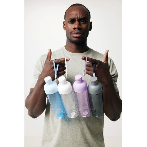 purple Botella de agua antigoteo PET reciclado Impact RCS 600 ml