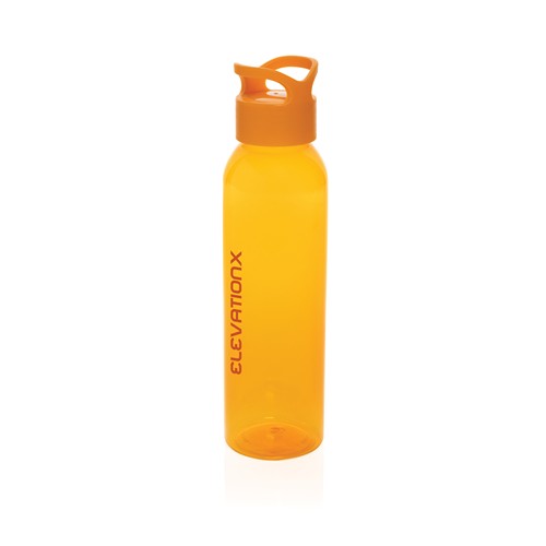 orange Botella de agua reciclada Oasis RCS 650 ml