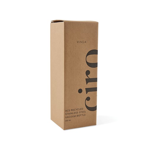 Botella vacio VINGA Ciro RCS reciclada 580 ml