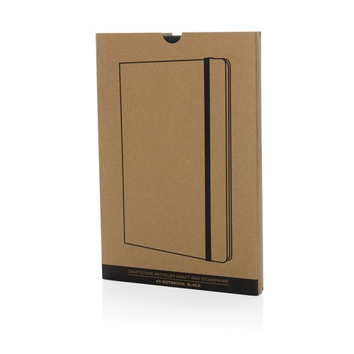 Cahier A5 en kraft recyclé et papier de pierre Craftstone - 8