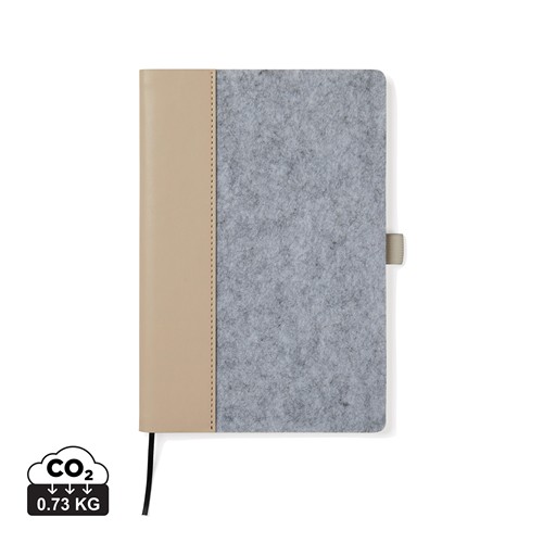 VINGA Carnet en feutre recyclé GRS Albon