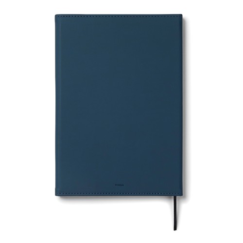 azul marino Cuaderno de PU y papel certificado VINGA Baltimore GRS