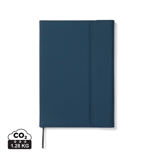 azul marino Cuaderno de PU y papel certificado VINGA Baltimore GRS