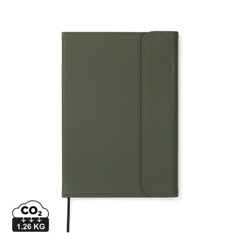 green Cuaderno de PU y papel certificado VINGA Baltimore GRS