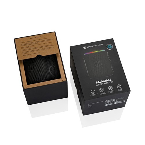 black Altavoz Urban Vitamin Palmdale RCS plástico 16W IPX7