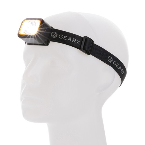 Lampe torche frontale en ABS recyclé RCS Gear X - 3