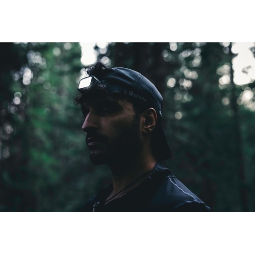 black Linterna frontal Gear X RCS rPlastic de alta resistencia