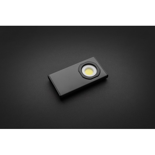 gray Luz de trabajo de bolsillo USB de plástico reciclado Gear X