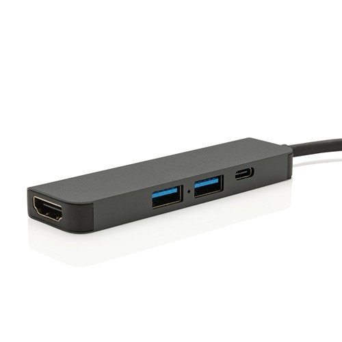 Hub avec entrée HDMI en aluminium recyclé Terra RCS - 5