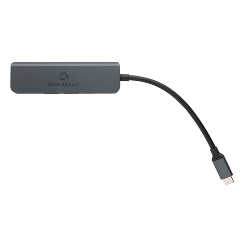 Hub avec entrée HDMI en aluminium recyclé Terra RCS - 7